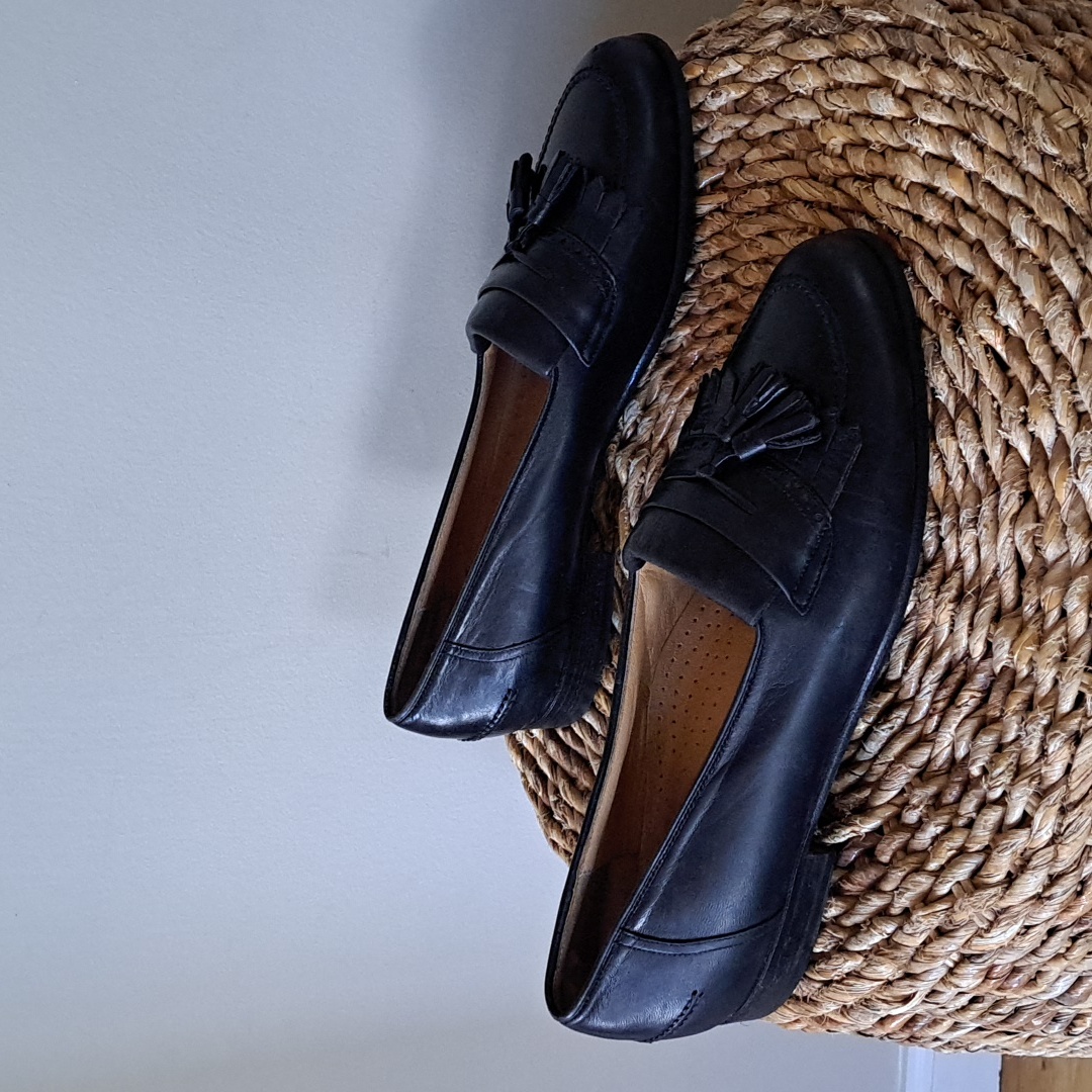 Bally Men's Luxury Vigo Dress Black Leather Tassel Penny Loafers S-11.5d